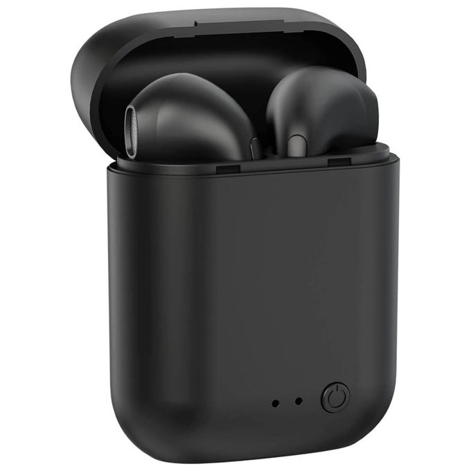 Area Auricolare DP22 True Wireless Stereo con custodia di ricarica colore nero per smartphone e dispositivi Bluetooth