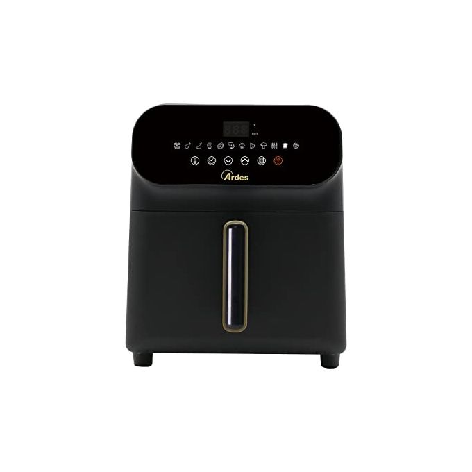 Ardes friggitrice ad aria Eldorada 6 litri 1700w display touch 12 programmi nero