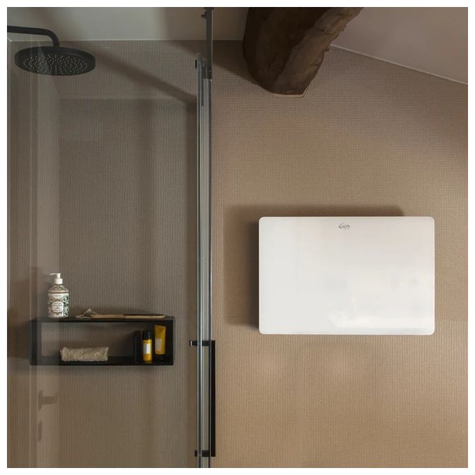 Argo 191061058 Fancy Termoconvettore Elettrico a Convezione 1400W IP24 Timer 12h Vetro Temperato colore Bianco