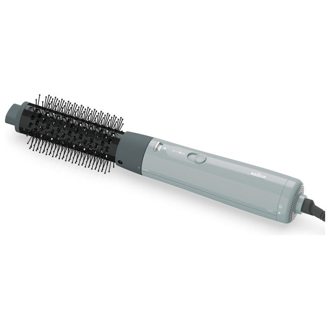 B. Braun AS152E Air Styler AS1.52 Asciugacapelli e Styler 300 W 3 Modalita' di Acconciatura Accessori Intercambiabili Cavo Rotante 180 cm Filtro Rimovibile colore Grigio