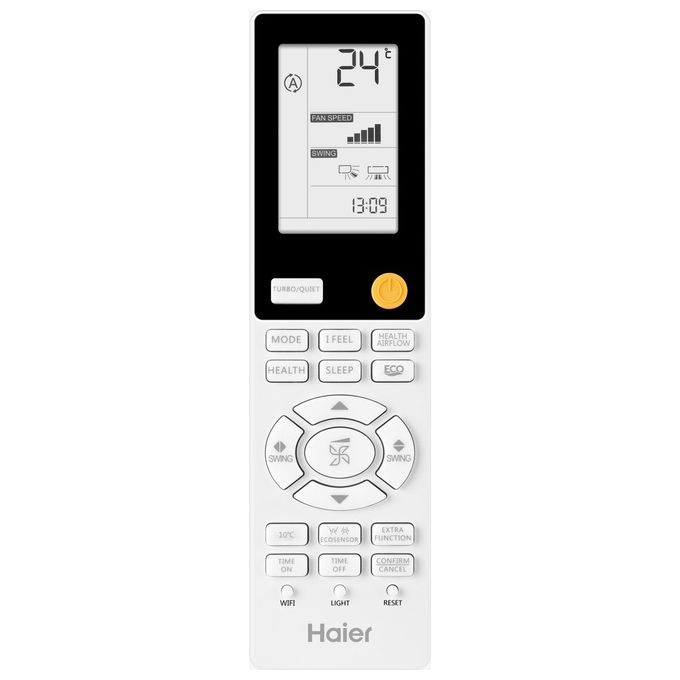 Haier Sphera Climatizzatore Dual, 12000+12000 Btu, Inverter, A++A+, Wifi