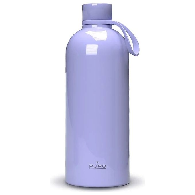 Puro PUWB500DW3LVD DrinkMe Borraccia Termica Doppia Parete 500 ml Acciaio Inox 18-8 Senza BPA Freddo 24h Caldo 12h colore Lavanda