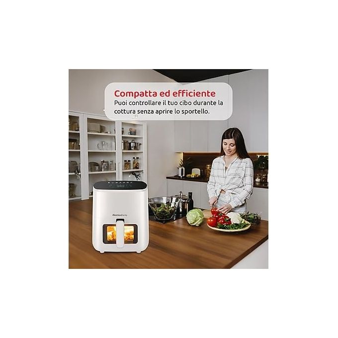 Melchioni MARIANNA PLUS 5L Friggitrice ad aria 5 L 1400 W 7 programmi Display Touch colore Bianco