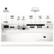 Hisense TV QLED Full HD 32S5Q Smart TV Wi-Fi Argento-Bianco