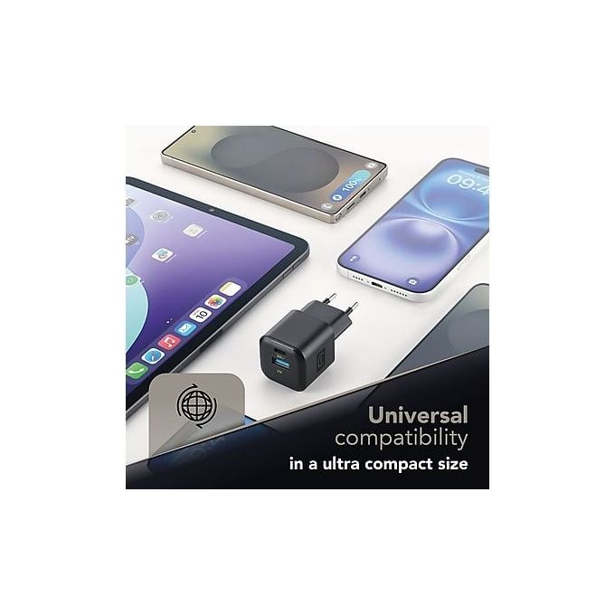 Cellular Line Caricabatterie Rete 4 Usb 30W Nero