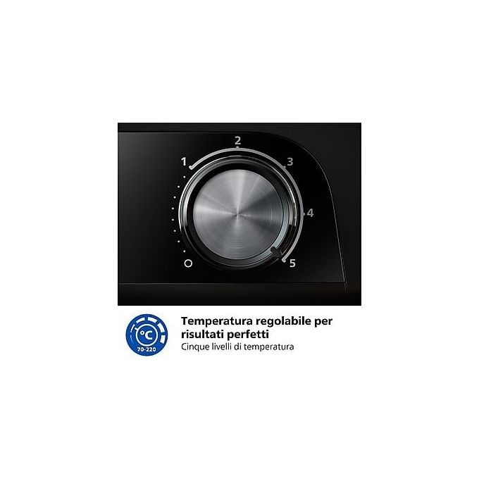 Philips, Grill Elettrico, HD6210-90, 2400W, Nero