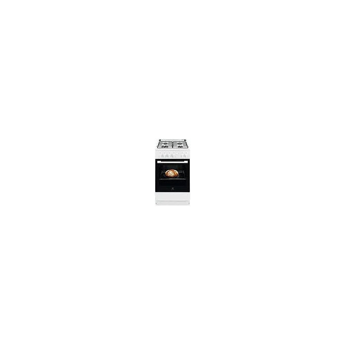 Electrolux LKK500000W Cucina a gas con forno elettrico statico 50 cm 4 fuochi 56 L Classe A accensione elettronica colore Bianco