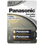 Panasonic LR6EPS-2BP Everyday Power Batterie Alcaline AA LR6 1,5 V Confezione da 6 pezzi