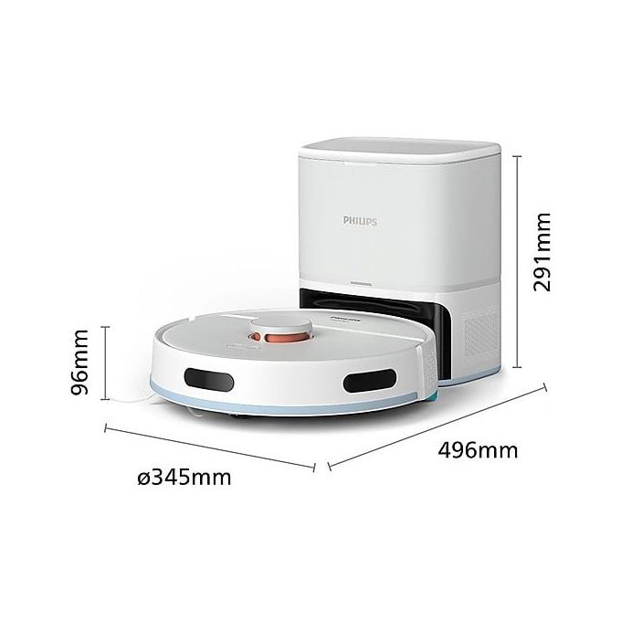 Philips, Robot aspirapolvere Serie 2000 XU2100-20, con base di svuotamento automatico