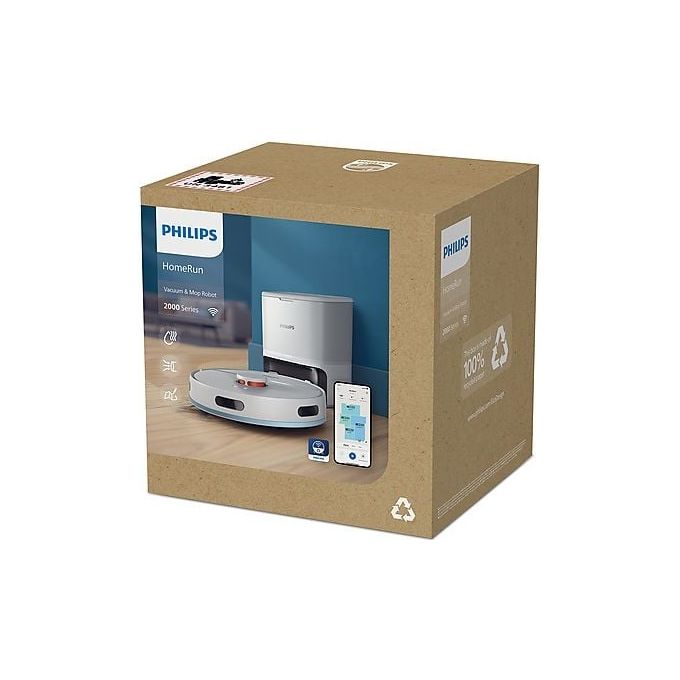 Philips, Robot aspirapolvere Serie 2000 XU2100-20, con base di svuotamento automatico