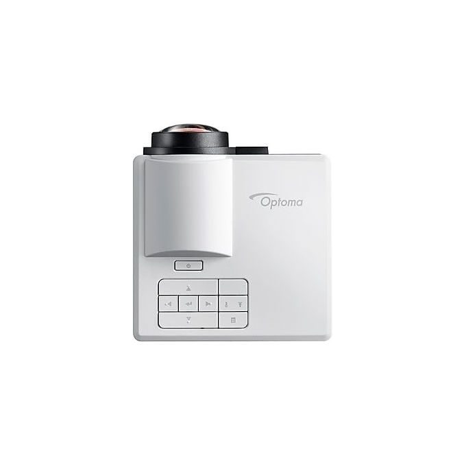 Optoma, Proiettore a Corto Raggio, 535 ANSI Lumen, DLP, WXGA, 3D, Nero Bianco