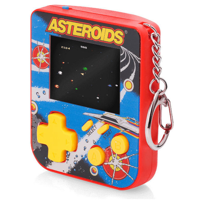 HyperMegaTech Mini Console Portatile Asteroids Gravitar Yars Revenge