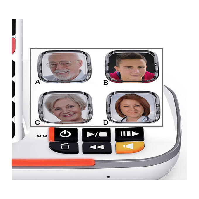 Swissvoice ATL1424003 Xtra 2355 Telefono Cordless DECT Duo Segreteria 30 min Tasti Grandi Audio Boost 40 dB Suoneria 90 dB Blocco Chiamate colore Bianco