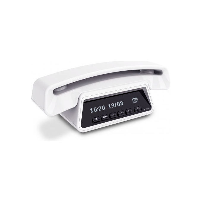 Alcatel ATL1428124 ePure Premium Telefono Cordless DECT Segreteria Vivavoce Blocco Chiamate 100 Contatti colore Bianco