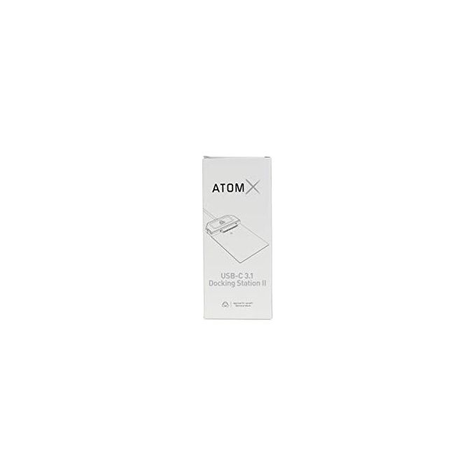 Atomos ATOMDCK004 Stazione di Docking USB-C 3.1 per Master Caddy e RAID Caddy con Alimentazione Integrata colore Nero