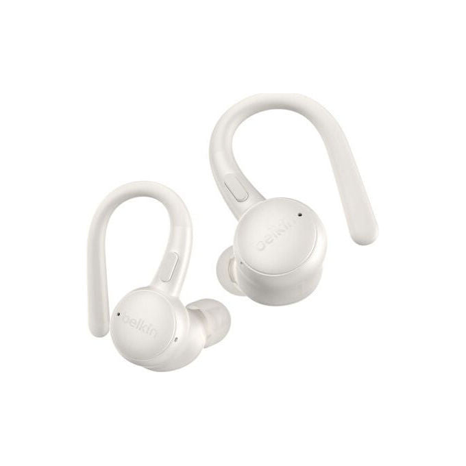 Belkin AUC016HQCR SoundForm ActiveFit Auricolare Con cavo e senza cavo Bluetooth 5.4 Riduzione Rumore Attivo Custodia di Ricarica USB tipo-C colore Bianco