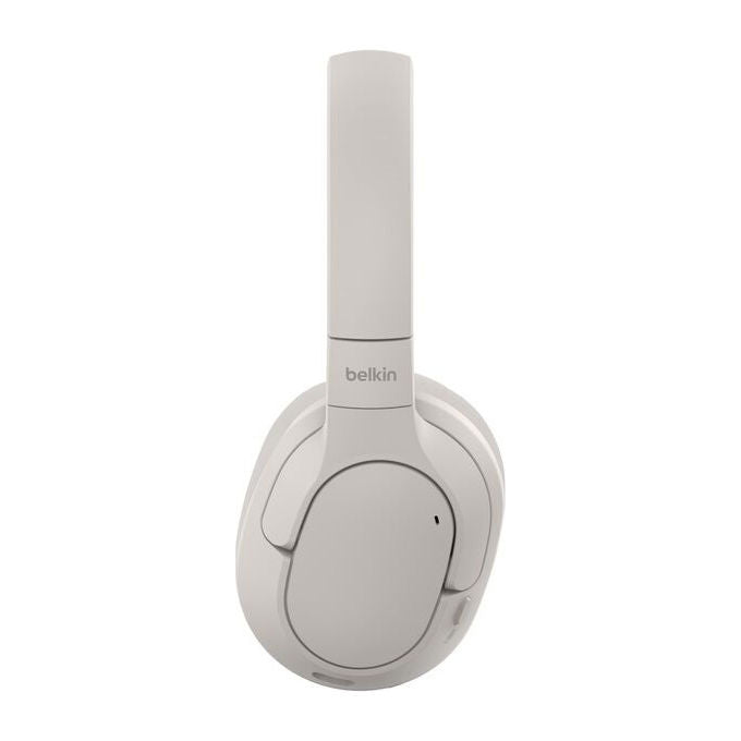 Belkin AUD009HQSA Cuffie Wireless A Padiglione Musica e Chiamate Bluetooth 5.4 USB Type-C 3.5 mm Ripiegabili Sabbia