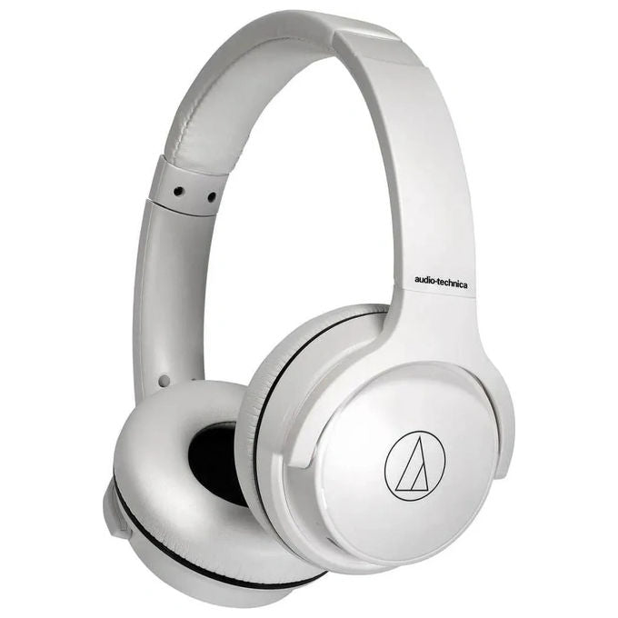Audio-Technica ATH-S220BTWH Cuffie Wireless Bluetooth On-Ear con Microfono 60h autonomia colore Bianco