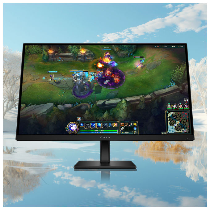 HP AV4K1E9#ABB Omen Monitor da gaming 27 pollici FHD 180 Hz 1 ms HDR 400 colore Nero