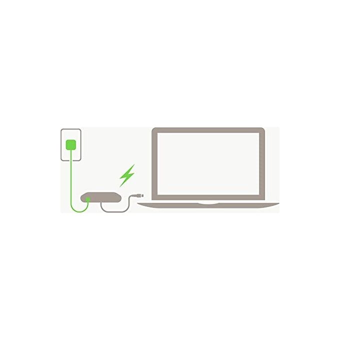 Belkin AVC001BTBK Adattatore USB-C a VGA con Ricarica Power Delivery 60 W Risoluzione 1920x1200 60 Hz colore Nero