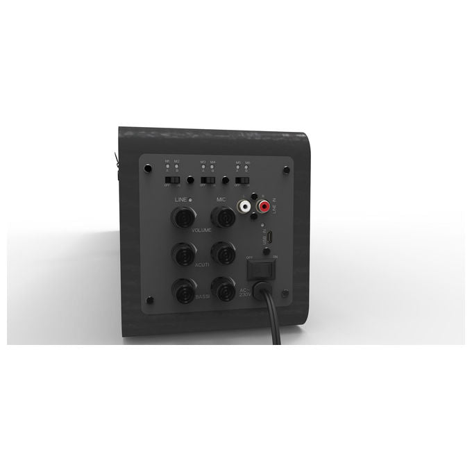 Rinovo Empire Media Conference System 6, sistema videoconferenza 4K, 6 microfoni inclusi, webcam autofocus, altoparlanti, nero