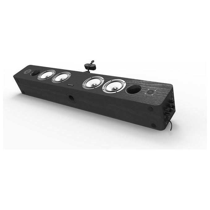 Rinovo Empire Media Conference System 6, sistema videoconferenza 4K, 6 microfoni inclusi, webcam autofocus, altoparlanti, nero