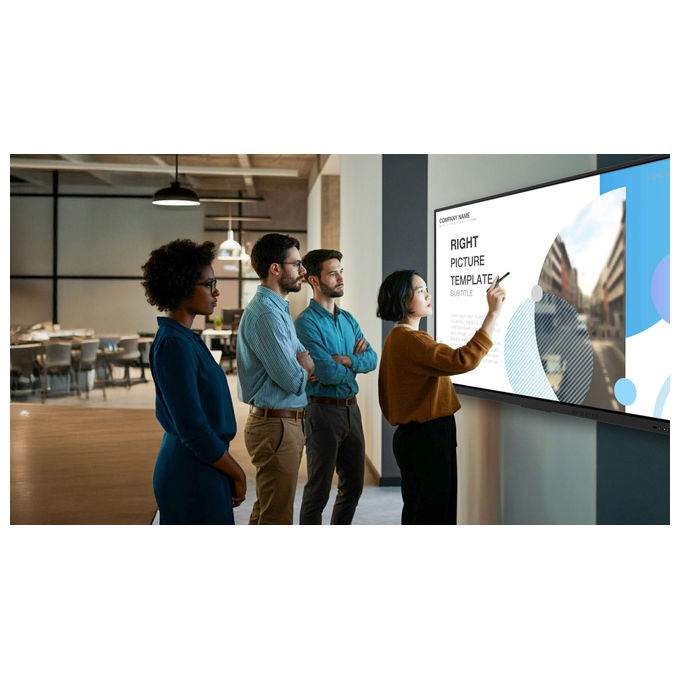 Avocor AVE-5550 Digital Signage Lavagna Interattiva 55'' 4K 3840x2160 Pixel 40-point Touch IR 400 cd-m² colore Nero