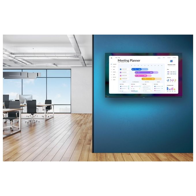 Avocor AVK-5510 Visualizzatore di Messaggi 55'' 4K Ultra HD LED Wi-Fi Android 16-7 colore Nero