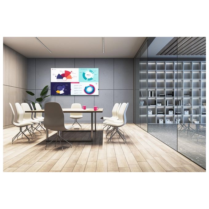 Avocor AVK-9810 Visualizzatore di Messaggi 98'' QLED 4K UHD 450 cd-m² Wi-Fi Android 16-7 colore Nero
