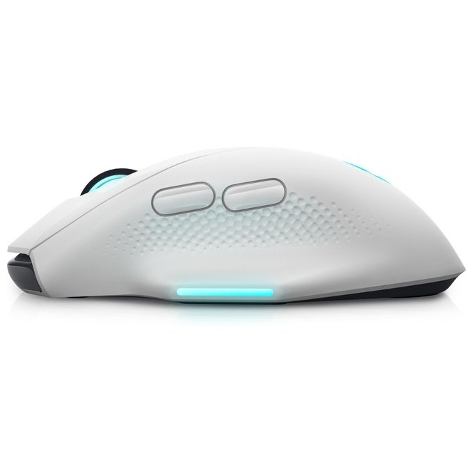 Alienware AW620M-W-DEAM Mouse Gaming Wireless 26000 DPI 7 Tasti Programmabili RGB 1000 Hz 10 m Bianco