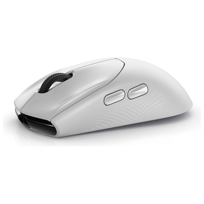 Alienware AW720M Mouse da Gioco Tri-Mode Wireless 2.4 GHz Bluetooth 5.1 USB-C 26000 DPI 8 Pulsanti AlienFX RGB colore Lunar Light