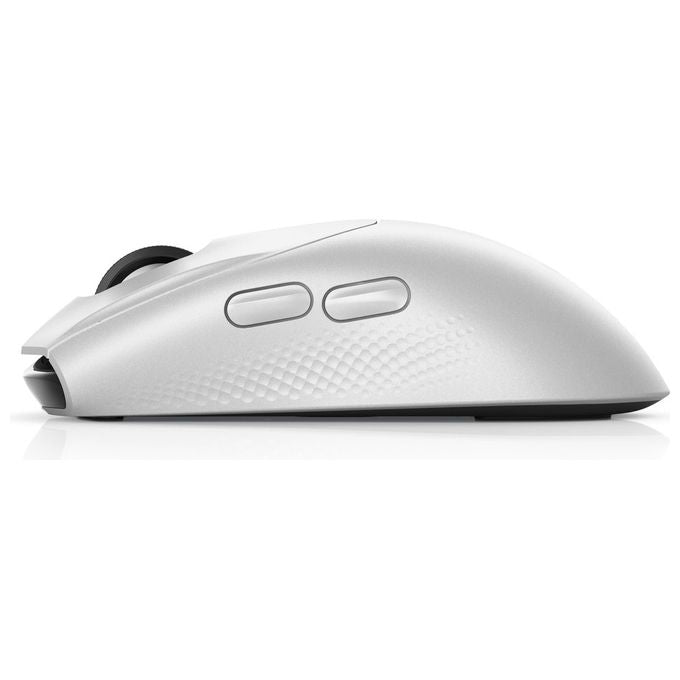 Alienware AW720M Mouse da Gioco Tri-Mode Wireless 2.4 GHz Bluetooth 5.1 USB-C 26000 DPI 8 Pulsanti AlienFX RGB colore Lunar Light