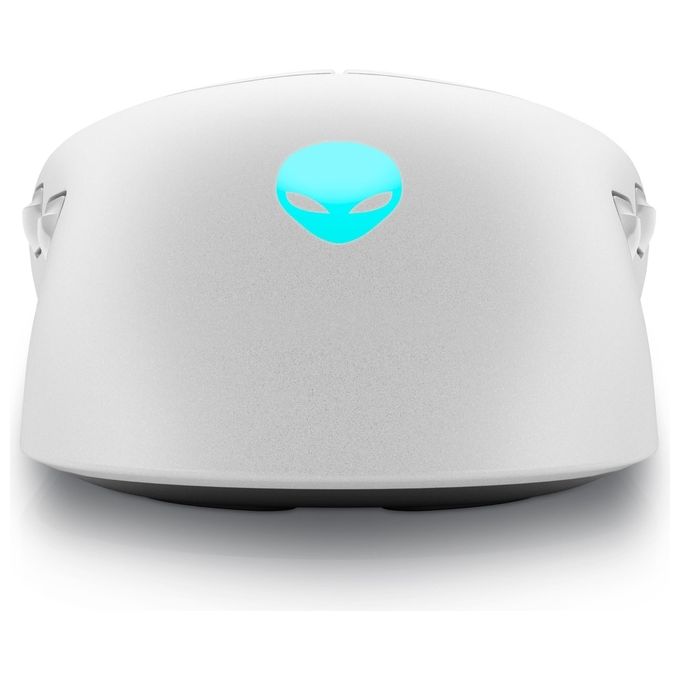 Alienware AW720M Mouse da Gioco Tri-Mode Wireless 2.4 GHz Bluetooth 5.1 USB-C 26000 DPI 8 Pulsanti AlienFX RGB colore Lunar Light