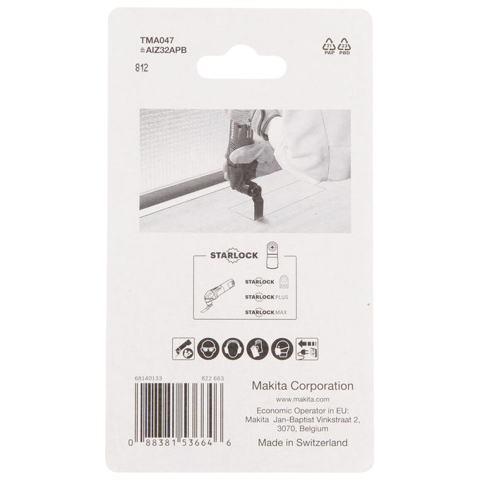 Makita B-64814-5 Lama per Sega a Gattuccio Bimetallo 5 pz Lunghezza di Lavoro 50 mm 20 TPI colore Nero