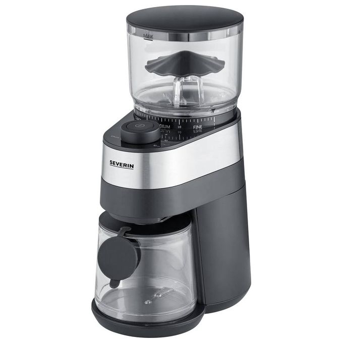 Severin KM3880 Macina caffe' Disco Acciaio Inox 140 W 30 Livelli di Macinatura Capacita' 240 g colore Nero Acciaio inossidabile