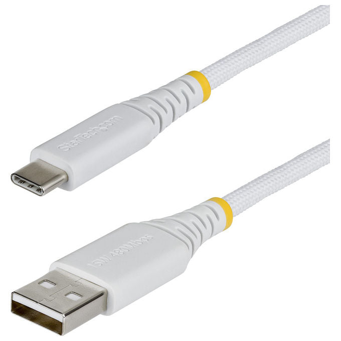 StarTech.com USB2AC3MBRWH Cavo di Ricarica USB-A a USB-C 3 m 15 W 3 A USB 2.0 colore Bianco