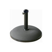 Amicasa YTH25-B Base Ombrellone 25 Kg Cemento Rivestito in Gomma Compatibilita' Palo 35 38 48 mm colore Nero
