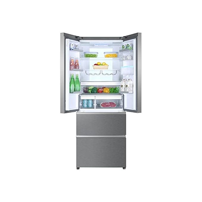 Haier B3FE788CPJW Serie 7 Frigorifero 4 Porte French Door 458 L 191 cm Classe E 37 dB Total No Frost colore Inox