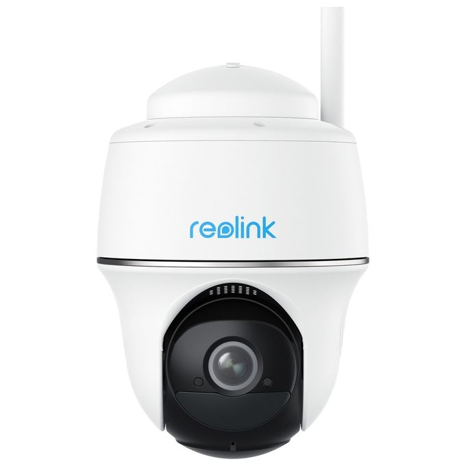 Reolink BWPT2K05 Argus Series B430 Telecamera IP Wi-Fi a batteria solare 5MP Pan Tilt visione notturna audio 2 vie colore Bianco
