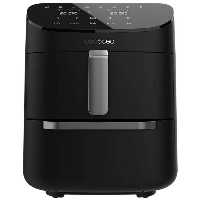 Cecotec 8435484032827 Cecofry FoodCourt 11000 Connected C Friggitrice ad aria 11 L 1850 W 8 programmi Touchscreen Wi-Fi colore Nero