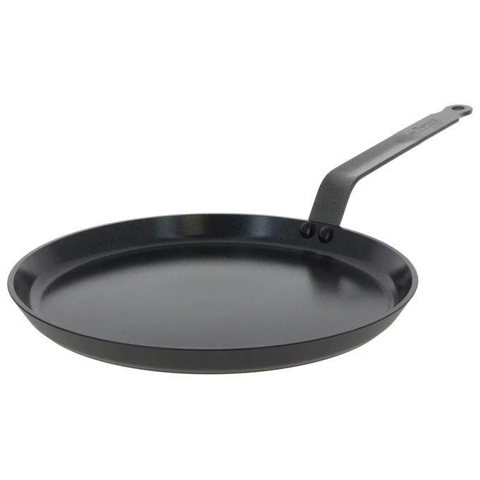 De Buyer 8225.26 Ceranoa Crêpie're Antiaderente in Ceramica Diametro 26 cm Spessore 4 mm con Manico Fisso colore Nero