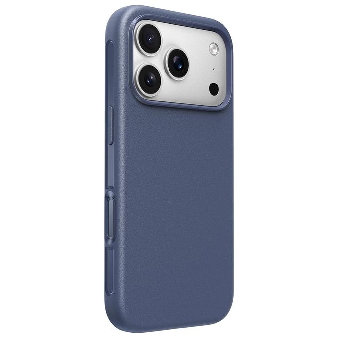 Belkin MSA039HQNY SheerForce Protect Custodia Protettiva Magnetica Resistente agli Urti Fino a 4 Metri Compatibile MagSafe e Ricarica Wireless per iPhone 17 Pro colore Blu scuro