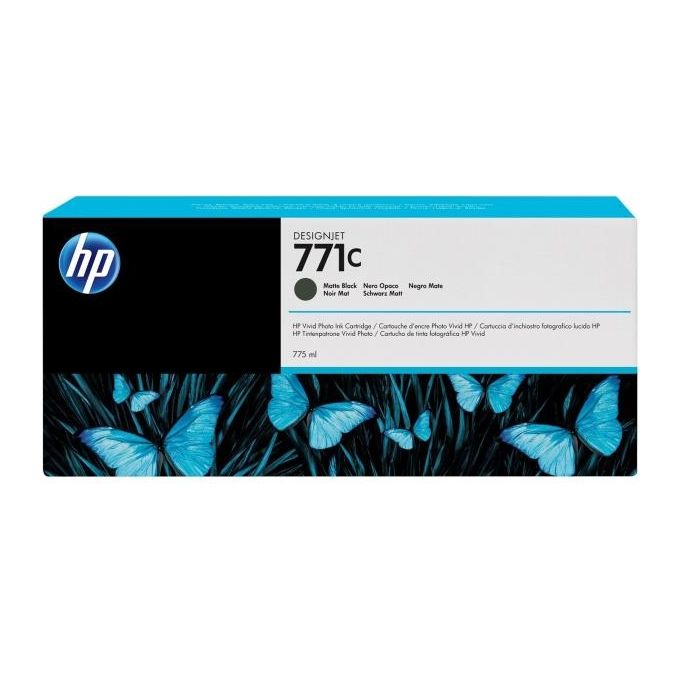 HP B6Y07A Cartuccia d'inchiostro nero opaco 775 ml per DesignJet Z6200 Z6610 Z6810 colore Nero opaco