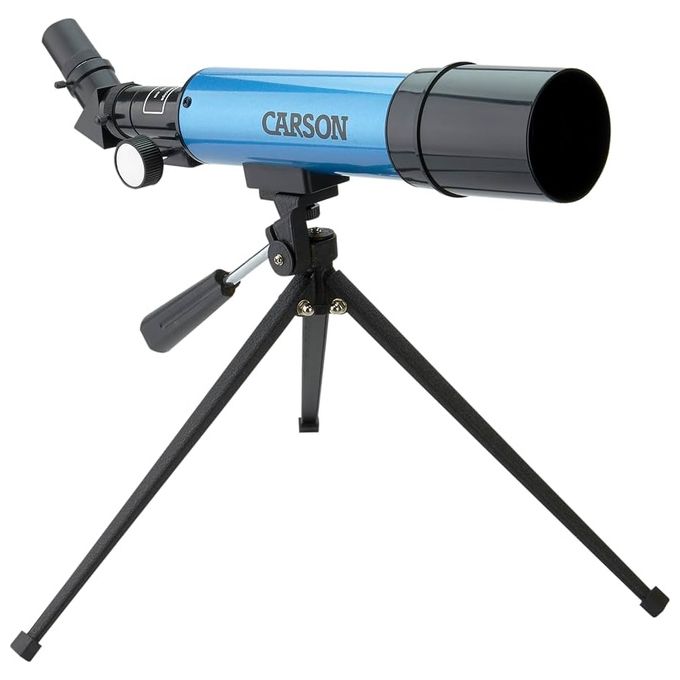Carson MTEL-50 Telescopio Carson Aim con Ingrandimento 18-80x Diametro Lente 50 mm Montaggio Equatoriale colore Nero