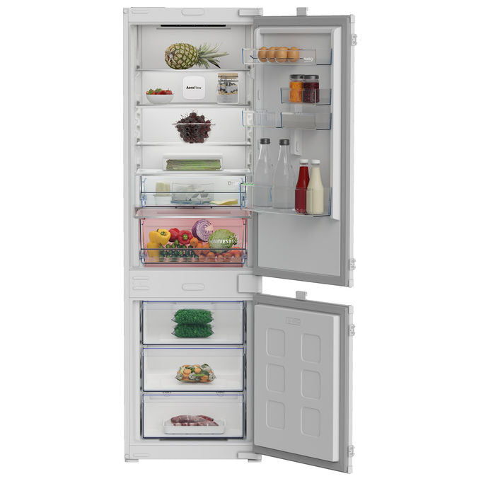 Beko B7BCNA296HS Frigorifero Combinato da Incasso 270 L Classe C 35 dB No Frost Wi-Fi colore Bianco