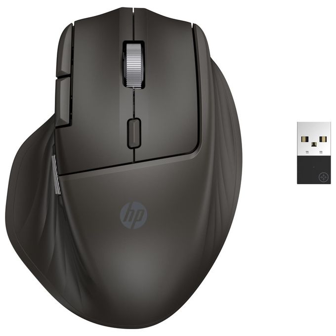 HP B8YX4AA Mouse Wireless 785M Ultra Fast Scroll 6 pulsanti Bluetooth 2.4GHz 1600 DPI colore Nero