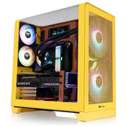Thermaltake CA-11F-00MMWN-00 View 390 Air Case Midi Tower con Illuminazione Integrata e Filtro Antipolvere colore Caramello