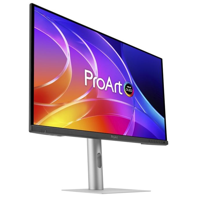 Asus 90LM06M0-B01K71 ProArt Monitor 27'' 4K UHD QD-OLED 3840x2160 100Hz HDR10 colore Nero Argento