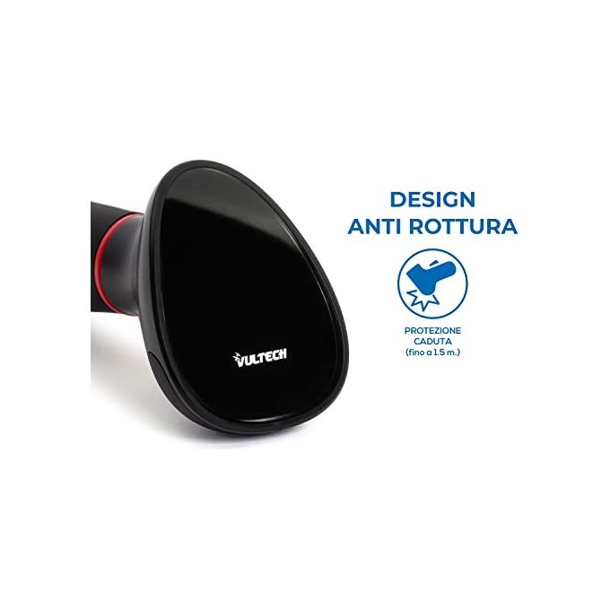 Vultech BC-07M Lettore di codici a barre portatile 1D 2D USB sensore CMOS 640x480 colore Nero