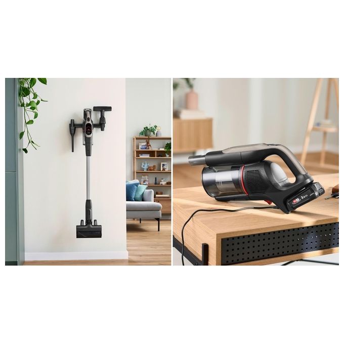 Bosch BCS931GAC Unlimited 9 Aspirapolvere Verticale Senza Filo HEPA 0.4 L 60 min 80 dB colore Grafite